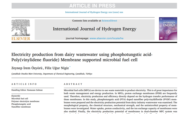 The Power of Nanofiber Membranes in Electricity Production from Dairy Wastewater